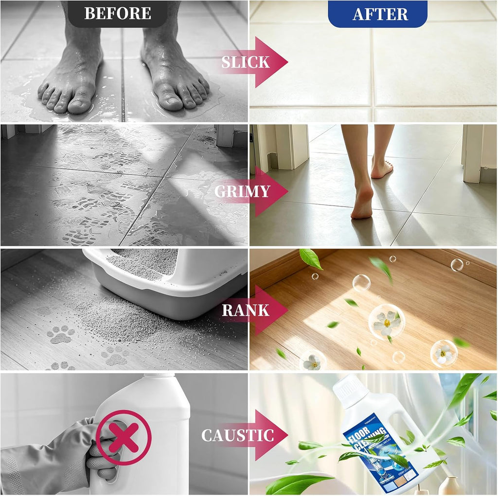 162.3 Fl Oz Floor Cleaning Solution for Mopping, 4 Fresh Scents