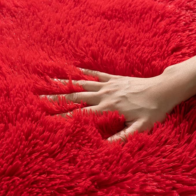Runner Rugs for Bedroom 2x6 Rug Runners for Hallways Non Slip Soft Shag Bedside - Image 4