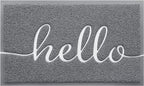 BeneathYourFeet Door Mat, Welcome Mat Low Profile Front Doormat Indoor Outdoor by BeneathYourFeet