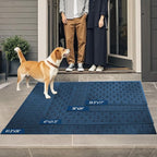 Mibao Front Door Mat Indoor Outdoor Entrance, Dirt Trapping Welcome Mats - Image 2