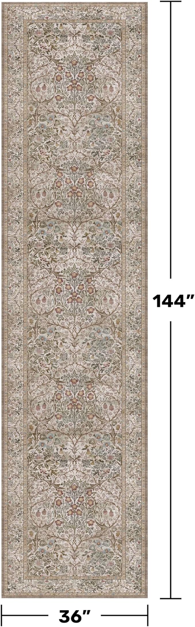 Moss 3x12 Extra Long Wide Runner Rug - Image 2