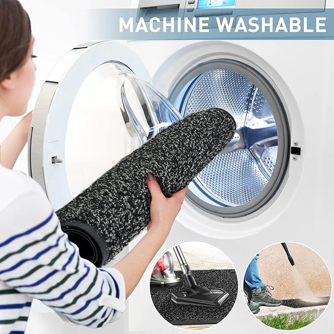 Mibao Front Door Mat, Dirt Trapper Welcome Mat - Image 9