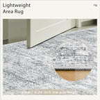 Soalmost 3x5 Rug, Small Area for Kitchen, Machine Washable Non-Slip Throw Rug - Image 7