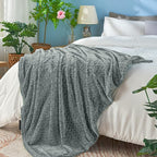 inhand Grey Fleece Queen Blanket - Image 3