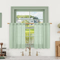 LAMIT 36 Inch Length Linen Curtains by LAMIT