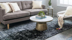 Unique Loom Sofia Collection Area Rug - Casino (2' 2" x 3' 1" Rectangle, Black/ Ivory)