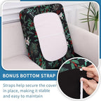 hyha Printed Couch Cushion Covers, Floral Sofa Covers Washable - Image 3