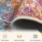 Washable Area Rugs 3'x5' Non-Slip Modern Abstract Soft - Image 4