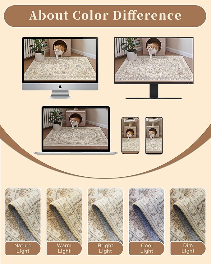 Madane 4x10 Wide Hallway Runner Rug: Washable Soft Rug Runners - Image 9