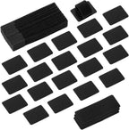 50PCS Velcro Cable Ties,Adhseive Cord Holder for Desk,Resuable Cable Clips