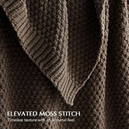 EVERGRACEHOME Chunky Chenille Knit Throw Blanket - Image 2