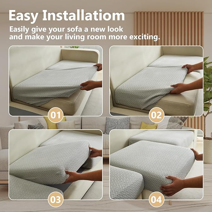 Couch Cushion Covers for Sofa Couch Covers Wear-Resistant Universal Sofa Cover - Image 7