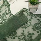 YJ YANJUN Vintage Lace Curtains 108 Inches Long- Victorian Floral Pattern Dark - Image 6