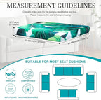 12 Pcs Stretch Patio Cushion Covers, Outdoor Couch Covers Replacement, Outdoor - Image 2