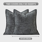 HPUK Fall Chenille Soft Throw Pillow Covers 18x18 Set of 2, Accent Cushion - Image 5