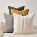 Topfinel Decorative Brown Throw Pillow Covers Cushion Cases by Topfinel