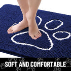 Smiry Dog Door Mat for Muddy Paws, Absorbent Dirt Trapper Non Slip Quick Dry - Image 4