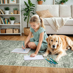 3x6 Washable Hallway Runner Rug - Image 3