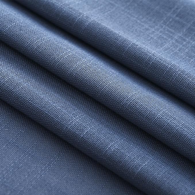 Navy Blue Curtains 90 inch Length - Image 5
