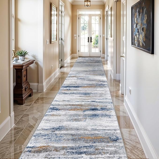 3x20 Washable Hallway Runner Rug: Extra Long Runners - Image 2