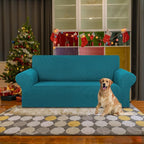 KEKUOU Stretch Loveseat Sofa Cover Slipcover, Couch Covers - Image 2