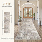 UERMEI 3X10 Washable Runner Rug - Image 3