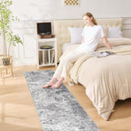 UERMEI 2X8 Washable Runner Rug for Hallway: Soft Neutral Modern Abstract Area - Image 8