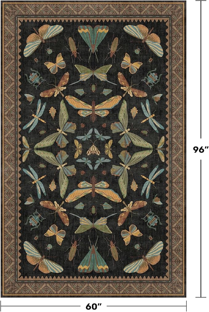 5x8 Black Rug for Bedroom - Image 2