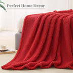 Whale Flotilla King Size Fuzzy Fleece Blanket - Image 7