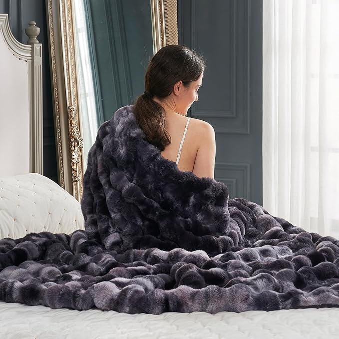 Cozy Bliss Faux Fur Throw Blanket - Image 7