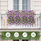 Artificial Fake Flowers Plants for Outdoor UV Resistant Spring Decoration