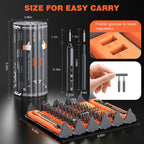 138-IN-1 Electric Screwdriver Set Cordless with 120 Precision Bits