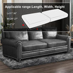 Leather Look Couch Cushion Covers Sofa Seat Slipcovers Sets Couches Furniture - Image 3