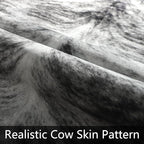 AROGAN Western Decor Faux Fur Cowhide Rug, 3.6 x 2.3 Feet Premium Animal Skin - Image 6