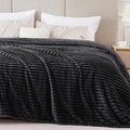 BEDELITE Fleece Blanket Queen Size – 3D Ribbed Jacquard Soft and Warm by BEDELITE