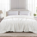 TOONOW Fleece Bed Blanket Queen Size 90x90 inches, Super Soft Fluffy Fuzzy by TOONOW