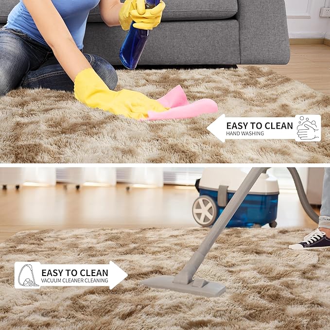 Tepook Area Rugs 9x12 for Living Room, Super Soft Fluffy Rugs for Bedroom - Image 6