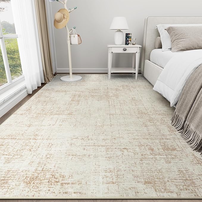 5x8 Area Rugs for Living Room Washable Rug: Anti-Skid Abstract Modern Living - Image 8