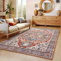 AMADA HOMEFURNISHING 5x7 Area Rugs, Washable Living Room Rug Low-Profile by AMADAHOMEFURNISHING