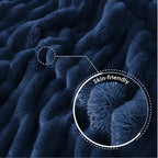 Exclusivo Mezcla California King Size Flannel Fleece Blanket, Super Soft - Image 7