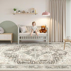 Rugflix 5x7 Area Rugs for Living Room, Machine Washable Rug Non Slip Stain - Image 7