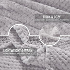 Exclusivo Mezcla Fleece Bed Blanket Twin Size, Super Soft and Warm Blankets - Image 6