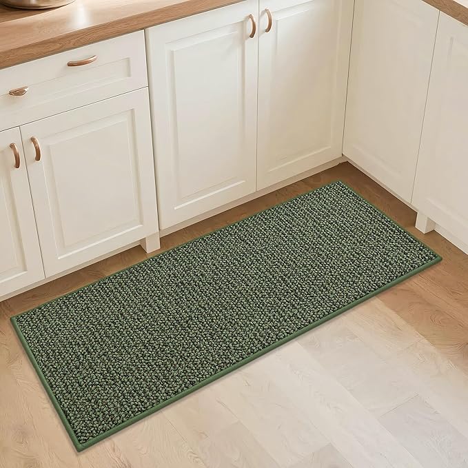 BEQHAUSE Kitchen Runner Rugs 20"x48", Non-Slip Kitchen Mats by BEQHAUSE