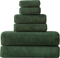 30x60 Inches Extra Large Bath Towels Set Super Soft Absorbent Luxury Microfiber Towels for Bathroom(Olive Green, 6PCS)
