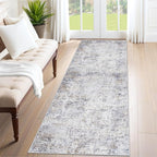 XLUEZ 2x7 Runner Rug for Hallway, Washable Modern Abstract Runner Rugs Neutral by XLUEZ