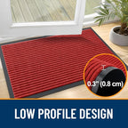 OLANLY Front Door Mat Indoor Outdoor Entrance, Waterproof Heavy Duty Doormat - Image 4