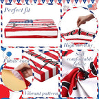Newwiee 8Pcs Patio Cushion Covers Stretch Outdoor Cushion Cover Replacement - Image 3