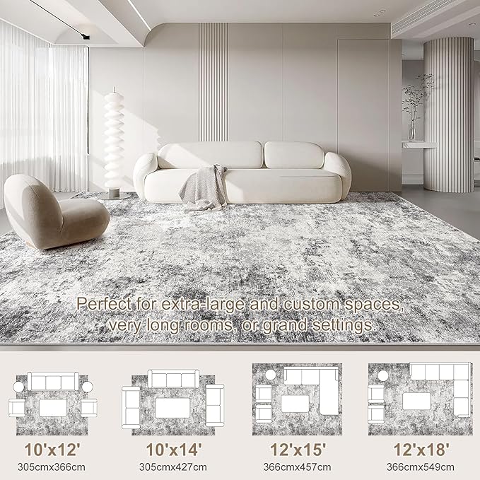 UERMEI 10x14 Area Rug Living Room Rugs - Image 2