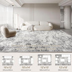 UERMEI 10x14 Area Rug Living Room Rugs - Image 2