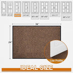 Mibao Front Door Mat, Dirt Trapper Welcome Mat - Image 2